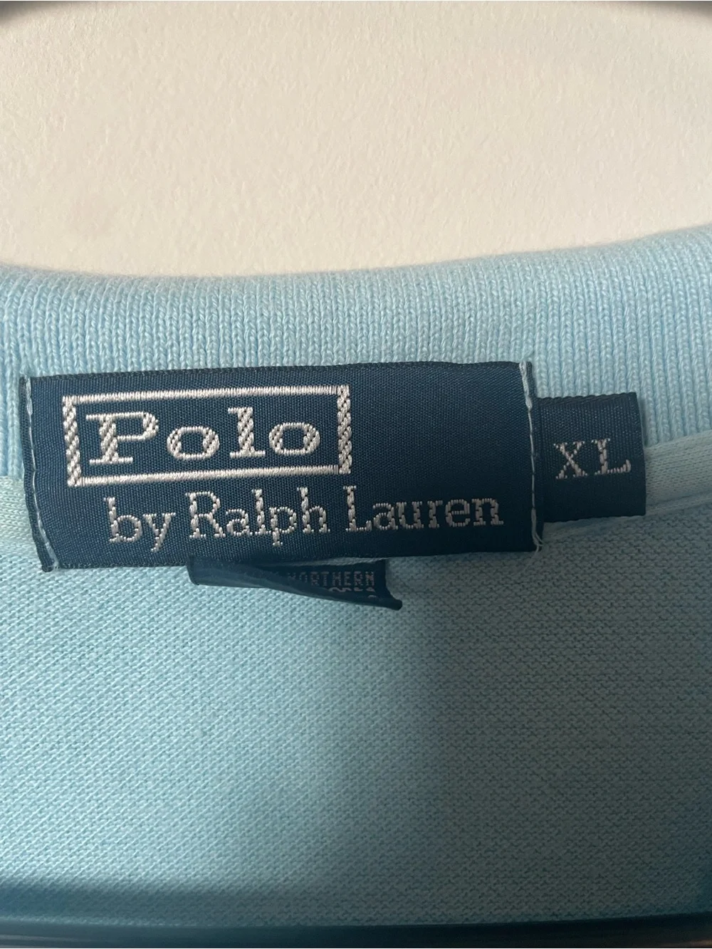 Polo by Ralph Lauren Light Blue Classic Cotton Polo Shirt Mens XL